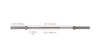 York® 6Ft Olympic Chrome Bar