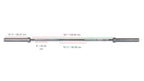 York® 7ft Olympic Chrome Bar -  700Lb Rated