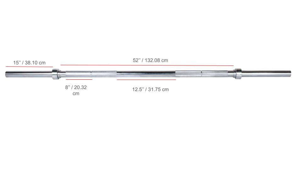 YORK® 7' Extreme 2" Grip Olympic Weight Bar