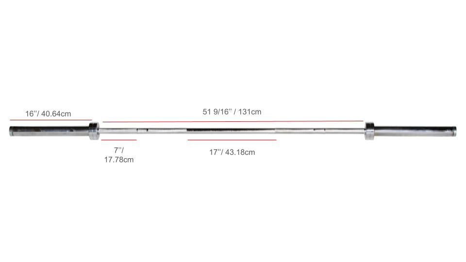 YORK® North American Chrome Olympic Training Weight Bar 28mm