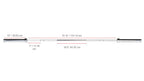 YORK® 6.5' Chrome Olympic Training Weight Bar 25MM