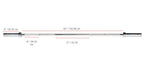 YORK® 6' International Chrome Olympic Bar  30mm