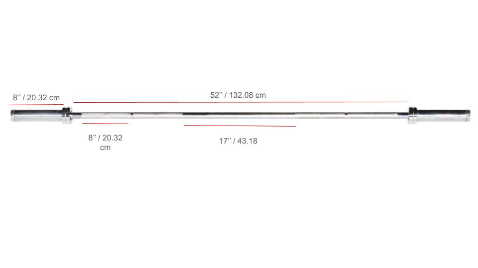 YORK® 6' International Chrome Olympic Bar  30mm