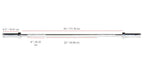 YORK® 5' International Chrome Olympic Weight Bar 30mm