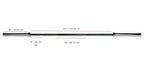 YORK® 7' International Black Oxide Bar - 30mm