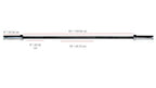 YORK® 6' International Black Oxide Bar