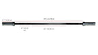YORK® 5' International Black Oxide Bar
