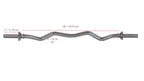 YORK® Chrome Spin-Lock Curl Bar w/ Spin-Lock Collars