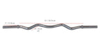 YORK® Chrome Curl Bar w/ Fixed Inner Collars
