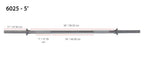 YORK® Chrome Spin-Lock Weight Bar with Collars