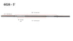 YORK® Chrome Deluxe Weight Bar w/ Fixed Inner Collars