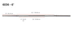 YORK® Chrome Deluxe Weight Bar w/ Fixed Inner Collars
