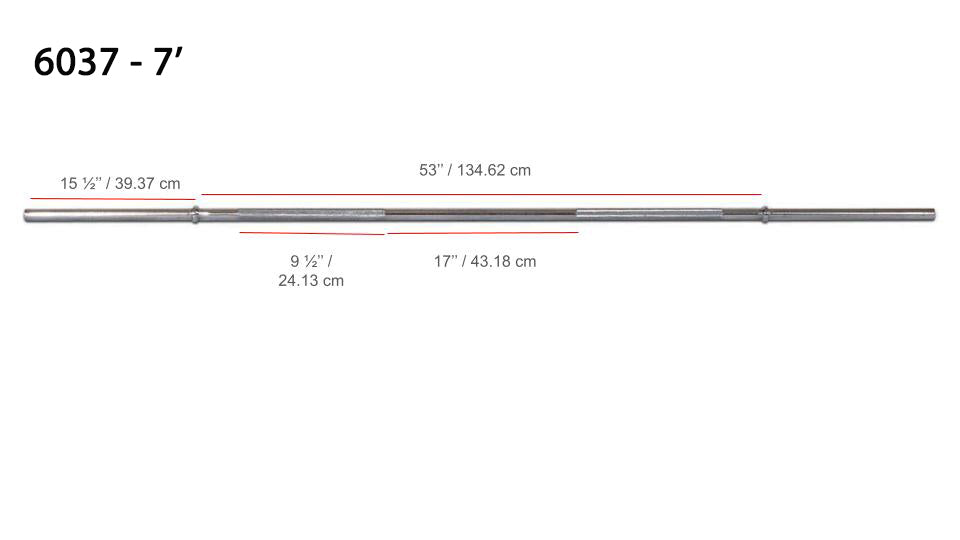 YORK® Chrome Deluxe Weight Bar w/ Fixed Inner Collars