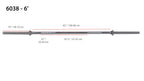 YORK® Chrome Spin-Lock Weight Bar with Collars