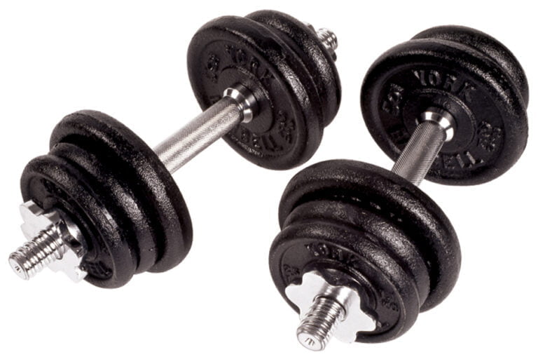 YORK® Cast Iron Adjustable S/L Dumbbell Set