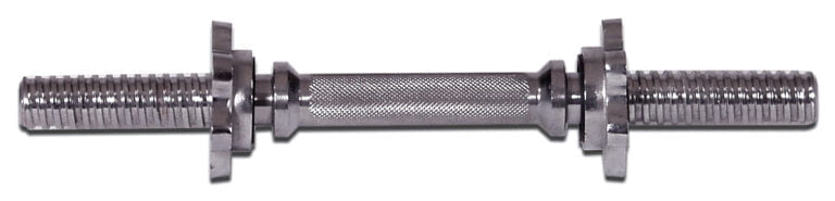 Chrome 14" Spin-Lock Dumbbell Handle w/ Collars