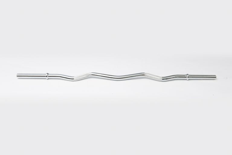 YORK® Chrome Curl Bar w/ Fixed Inner Collars