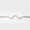 YORK® Chrome Super Curl Bar w/ Fixed Inner Collars