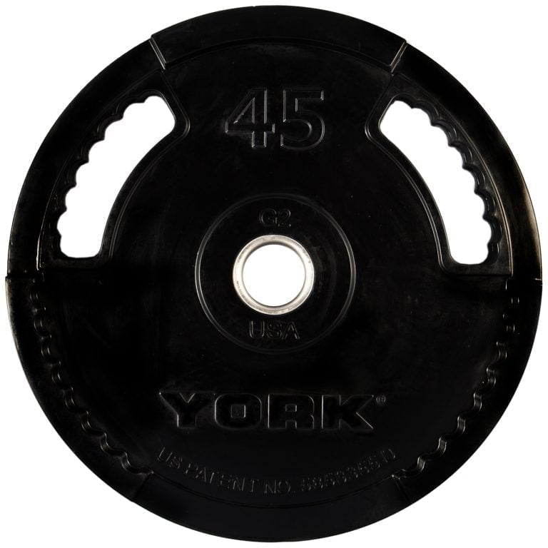 G-2 Rubber Olympic Weight Plate - York Barbell
