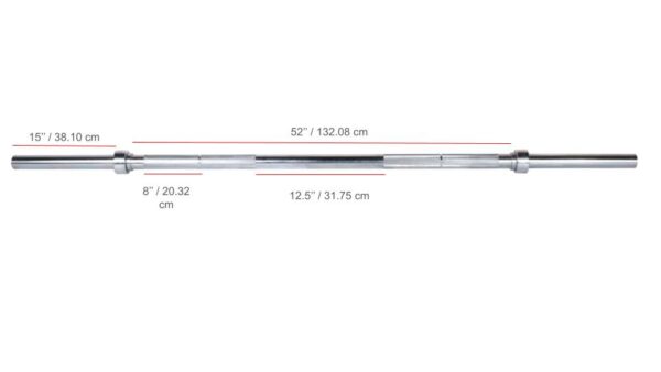 YORK® 7' Extreme 2" Grip Olympic Weight Bar