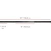 YORK® 7' International Black Oxide Weight Bar - 32mm
