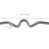 YORK® Chrome Super Curl Bar w/ Fixed Inner Collars