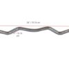 YORK® Chrome Spin-Lock Curl Bar w/ Spin-Lock Collars