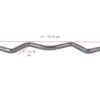 YORK® Chrome Curl Bar w/ Fixed Inner Collars