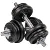 14" Spink Lock Dumbbells - 6093 with weights