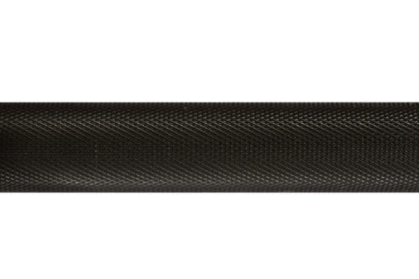 YORK 6' International Black Oxide Bar - Knurl marks