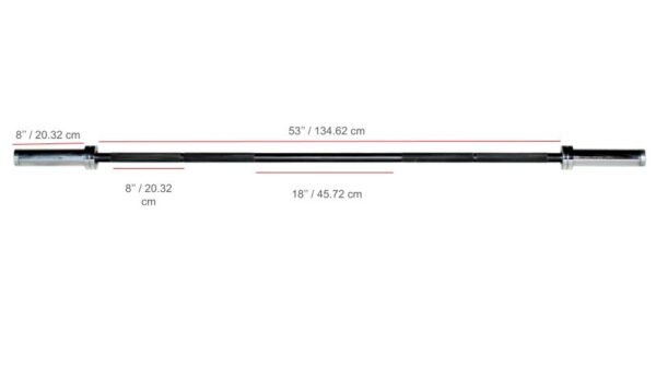 YORK® 6' International Black Oxide Bar