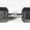 YORK® PVC Hex Dumbbell - Chrome Ergo Handle