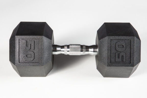YORK® PVC Hex Dumbbell - Chrome Ergo Handle