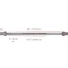 York® 6Ft Olympic Chrome Bar