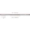 York® 7ft Olympic Chrome Bar -  700Lb Rated