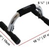 YORK® Chrome Push Up Bars