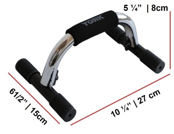 YORK® Chrome Push Up Bars